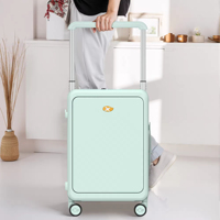 MGOB Bagage à main en ABS/PC de 20 pouces Valise d'affaires de 24 pouces Bagages à roulettes Ensembles de 2 pièces Bagages