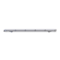 Luminaria LED Lineal de Emergencia de 60W, Sin Parpadeo (<1%), IP66 IK10, Sistema Central, 100-264V, Certificaciones CB, CE, SAA
