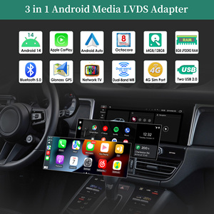 Caja decodificadora Android para Porsche Cayenne E3 992 2018-2020 interfaz CarPlay inalámbrica táctil Android Auto Pantalla Completa GPS - Product Image 3