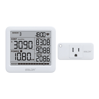 Mini Mart Smart Home WiFi (2.4GHz) Prise de moniteur d'énergie APP Télécommande et fonction de minuterie pour la domotique Garantie 1 an