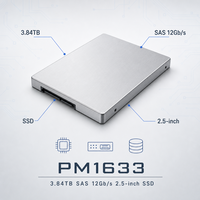 PM1633 3.84TB SAS 12Gbps SSD 2.5 pouces pour serveur d'entreprise, stockage de centre de données, virtualisation
