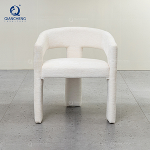 ชุดเก้าอี้รับประทานอาหารแบบนอร์ดิกเฟอร์นิเจอร์หรูหราทันสมัยหุ้มเบาะเก้าอี้ห้องรับประทานอาหารทำจากเหล็กกำมะหยี่หลังสูงสำหรับร้านอาหาร - Product Image 2