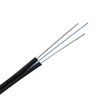 Harga Pabrik Kabel Serat Optik Outdoor 1KM 300M 200M 150M 100M 2 Core 4 Core LC Extension Reel Cord FTTH Dorp Cable