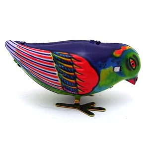 Jouet vintage en fer blanc, pieuvre à ailes battantes, oiseau mécanisé, décoration de salon, automates sans plomb, steampunk, mariage - Product Image 3