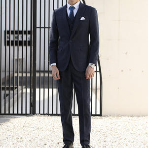 Costumes pour hommes 3 pièces personnalisés en Chine vente en gros costumes de <span class=keywords><strong>mariage</strong></span> pour hommes à bon <span class=keywords><strong>prix</strong></span> - Product Image 3