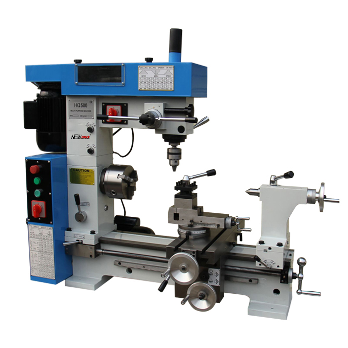HQ500 combined mini metal lathe machine good quality
