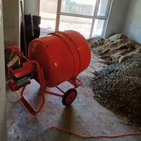 Herstellerdirektverkauf Beweglicher Kleiner 160L Betonmischbehälter 2,5KW Motor Hocheffizienter Mörtelmischer mit Motor