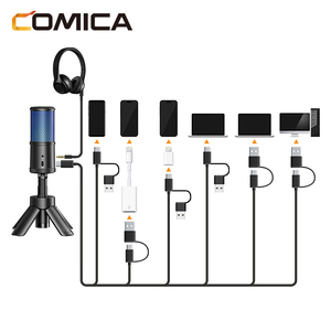 ไมโครโฟน COMICA EJoy Uni S Type C RGB แบบคาร์ดิออยด์ คอนเดนเซอร์ USB ตัดเสียงรบกวน พกพาสะดวก ความละเอียด 24 บิต 48kHz ช่องต่อ 3.5 มม. สำหรับมอนิเตอร์แบบมีสาย - Product Image 5