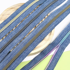 Deepel ZA481 5 #   Ruban de fermetures éclair en nylon <span class=keywords><strong>au</strong></span> mètre, fermetures éclair en <span class=keywords><strong>plastique</strong></span> pour vêtements, kit de réparation de vêtements, accessoires pour sacs à dos DIY - Product Image 2