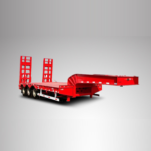 Semi-remorque à plateau surbaissé multifonctionnelle à <span class=keywords><strong>3</strong></span> <span class=keywords><strong>essieux</strong></span>, neuve/d'<span class=keywords><strong>occasion</strong></span>, pour le transport de charges lourdes, pour l'Australie, remorque utilitaire - Product Image 3