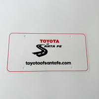 Plaques d'immatriculation en métal PVC à finition brillante personnalisées en usine pour motos américaines 1963-1965, épaisseur 0,6 mm-1 mm, Runxian