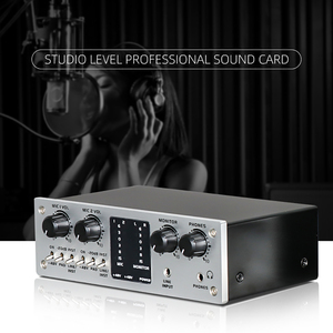 2020 nuevo LY-44T de alta calidad de grabación profesional tarjeta de sonido externa estudio tarjeta de sonido - Product Image 3