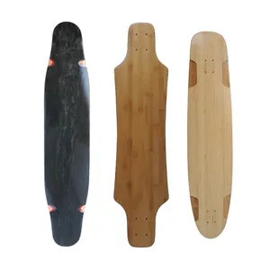 YAFENG Skateboards manufacturer Wooden Longboard 7 Ply 100% Canadian Maple Cubierta De Custom Skateboard Deck