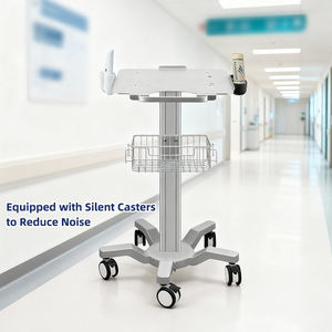 Chariot mobile portable à <span class=keywords><strong>prix</strong></span> d'usine avec 5 roues silencieuses à frein pour <span class=keywords><strong>scanner</strong></span> <span class=keywords><strong>intra</strong></span>-<span class=keywords><strong>oral</strong></span> dentaire - Product Image 4