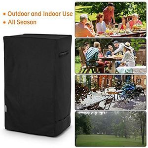 BSCI Factory Fish Smoker Cover Fits Heating Electric Smoker Oil with Wind Against Nylon Tape Straps - Product Image 3