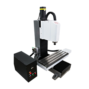 Machine de découpe et gravure sur acier entièrement en <span class=keywords><strong>fonte</strong></span> 4020, routeur CNC 3/4/5 axes, graveur 1.5/2.2/3.5KW, axe Z 300mm, outil de découpe - Product Image 6