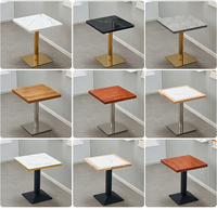 Tables et chaises de salle à manger en pierre pour restaurant occidental, café, cuisine, hôtel, comptoirs de snack-bar, tables rectangulaires longues, desserts
