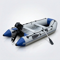 Bateau pneumatique personnalisé pour 2 à 8 personnes, avec plancher en aluminium, bateau pneumatique en caoutchouc