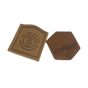 Custom <strong>Jeans</strong> and Bags Logo Embossed Leather <strong>Labels</strong> Patches - Product Image 3