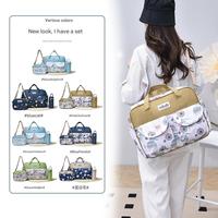 Sac à bandoulière de maternité BangTu en tissu Oxford, style minimaliste urbain, résistant à l'eau, compartiments secs/humides, couleur macaron, rangement fonctionnel 20-35L