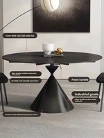 Table à manger extensible et pliable en quartz de style français, ton crème, moderne et minimaliste, ronde ou carrée, pour 8 personnes