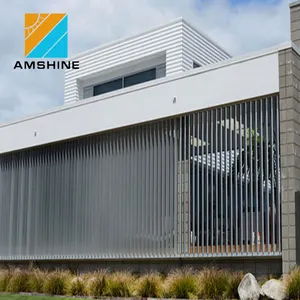 加州89毫米建筑材料种植园百叶窗百叶窗铝翼型百叶窗