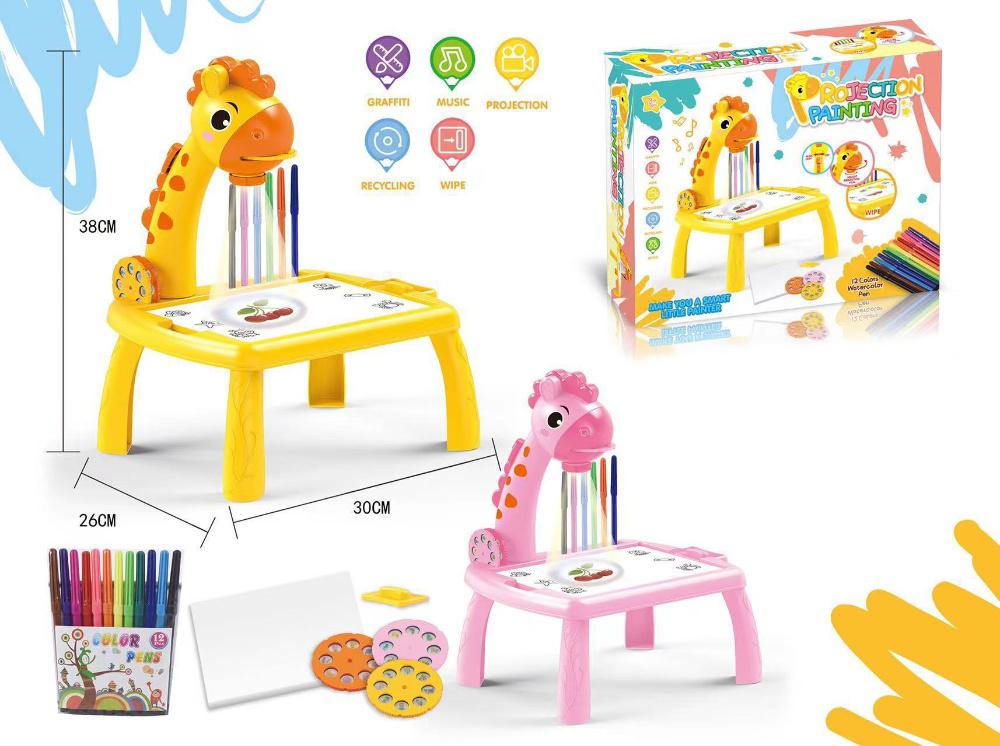 Scatola di colore giallo [grande giraffa]