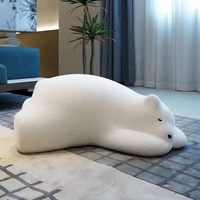 Nouvelle tendance belle salon chambre inclinable jouets chaise enfants canapé dormir ours paresseux canapé