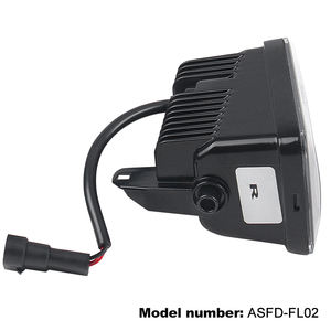 Luz Antiniebla LED <span class=keywords><strong>DOT</strong></span> de <span class=keywords><strong>4</strong></span> Pulgadas con DRL, Lámpara Antiniebla Rectangular para Parachoques de Camioneta, Luz de Conducción para <span class=keywords><strong>Ford</strong></span> F150 2015-2020 <span class=keywords><strong>Super</strong></span> Duty - Product Image 4