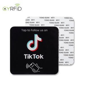 Không thấm nước 100mm 13.56MHz hỗ trợ lập trình <span class=keywords><strong>NFC</strong></span> <span class=keywords><strong>Tag</strong></span> dính thanh toán <span class=keywords><strong>NFC</strong></span> tấm Acrylic dán <span class=keywords><strong>NFC</strong></span> nhà hàng thẻ menu - Product Image 5