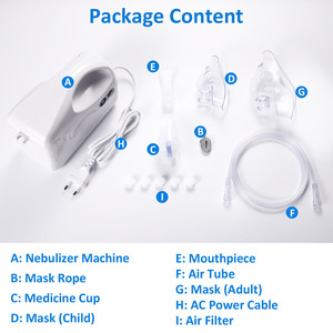 Servicios de cuidado doméstico de larga vida útil con kits de tubos para compresor nebulizador de CA doméstico para <span class=keywords><strong>asma</strong></span> pulmonar - Product Image 6