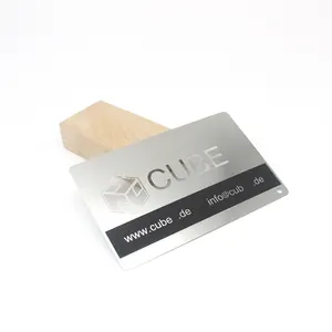 مخصص بطاقة الأعمال الخاصة بك من الفولاذ المقاوم للصدأ بطاقات الأعمال المعدنية المضادة للتلاشي المضادة للصدأ بطاقة الاتصال