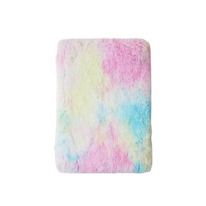Diario Promozionale in Peluche con Glitter, Design Unicorno 3D, Logo Personalizzato, Copertina Rigida con Rivestimento in Tessuto, Regalo - Product Image 2