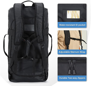 Sport Duffel <strong>Holdall</strong> Training Yoga Travel Overnight Weekend Shoulder Tote Gym Bag Camping <strong>Waterproof</strong> Duffel Bag - Product Image 4