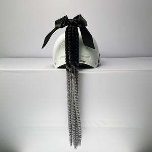 Trenzas para Casco de Motocicleta, Trenzas de Cola de Caballo, Decoraciones de Alta Calidad <span class=keywords><strong>con</strong></span> Ventosa para Casco - Product Image 3