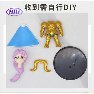 ฟิกเกอร์ตัวการ์ตูนอะนิเมะสีทองรูปแอ็กชันขนาด11ซม. 6ชิ้น/เซ็ต - Product Image 5