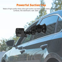 Trépied flexible pour adaptateur de micro Go Pro support d'écran de fenêtre pour gopro support d'aspiration Ram caméra d'action support de pare-brise