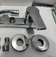 Robinet de cuisine monotrou en zinc JOY Taizhou avec cartouche céramique, eau chaude et froide, design moderne et contemporain