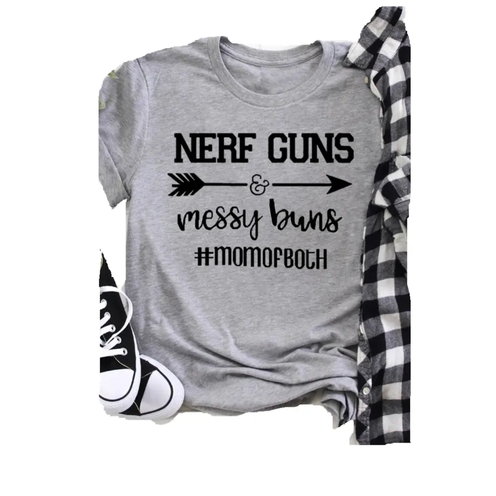 2020 NERF GUNS Trendy Street Graphic Round Neck Short Sleeve T-shirt
