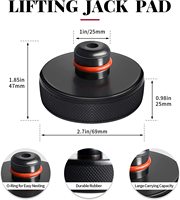Offre Spéciale 4 rondelles avec un accessoire de rangement, coussin de cric de levage pour véhicules pour Tesla modèle 3/S/X/Y
