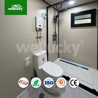 Casa Contenedor Expandible Moderna de 2, 3 y 4 Dormitorios, Casa Modular Prefabricada con Baño Completo para Patio Trasero, Apartamento para Visitas y Suite para Huéspedes