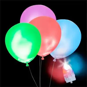 Ballons lumineux LED avec interrupteur, qui brillent dans le noir, pour mariage, fête d'anniversaire, fournitures de décoration