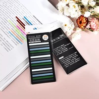 300 feuilles/paquet Autocollants d'indexation colorés opaques réutilisables, marqueurs adhésifs, notes autocollantes, mémo imperméable pour messages
