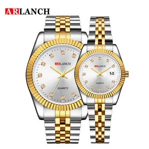 ARLANCH A304 Orologi da Uomo di Lusso di Alta Gamma Orologio da Polso al Quarzo Impermeabile in Acciaio Inossidabile con Diamanti e <span class=keywords><strong>Calendario</strong></span> - Product Image 6