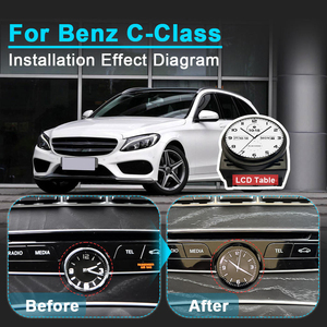 Cronómetro Inteligente para Auto Navihua, Reloj Inteligente con Pantalla de Tiempo Interior y Brújula para Benz Clase C, E, S, G, CLS - Product Image 6