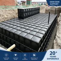 Réservoir d'eau de pluie enterré BDF 50 100 500 1000m³ – Collecte modulaire souterraine d'eau de pluie pour l'irrigation agricole