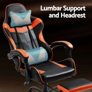 Chaise de jeu abordable très vendue, chaise PC personnalisée avec repose-pieds et accoudoirs articulés pour adolescents et joueurs - Product Image 5