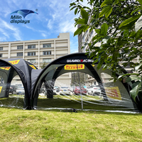 Bâche de voiture personnalisée de marque tente pneumatique tente dôme gonflable d'extérieur tente publicitaire Gazebo tente événementielle avec fenêtre en PVC