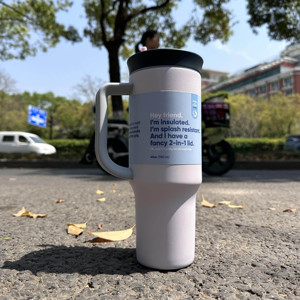 แก้วน้ำสแตนเลส DD3980 ปราศจากสาร BPA ขนาด 40 ออนซ์ แบบสามชั้นเก็บความร้อน สำหรับสำนักงานและการเดินทาง เก็บอุณหภูมิได้นาน 12-24 ชั่วโมง ฝาปิดกันรั่วซึม - Product Image 3