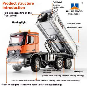 Huina 1:14 2025<span class=keywords><strong>รถ</strong></span>ดัมพ์บรรทุกยกรถดัมพ์โลหะ<span class=keywords><strong>รถ</strong></span>วิศวกรรม RC สม<span class=keywords><strong>จริง</strong></span><span class=keywords><strong>ของเล่น</strong></span>งานอดิเรก RC <span class=keywords><strong>รถ</strong></span><span class=keywords><strong>บรรทุก</strong></span> - Product Image 3